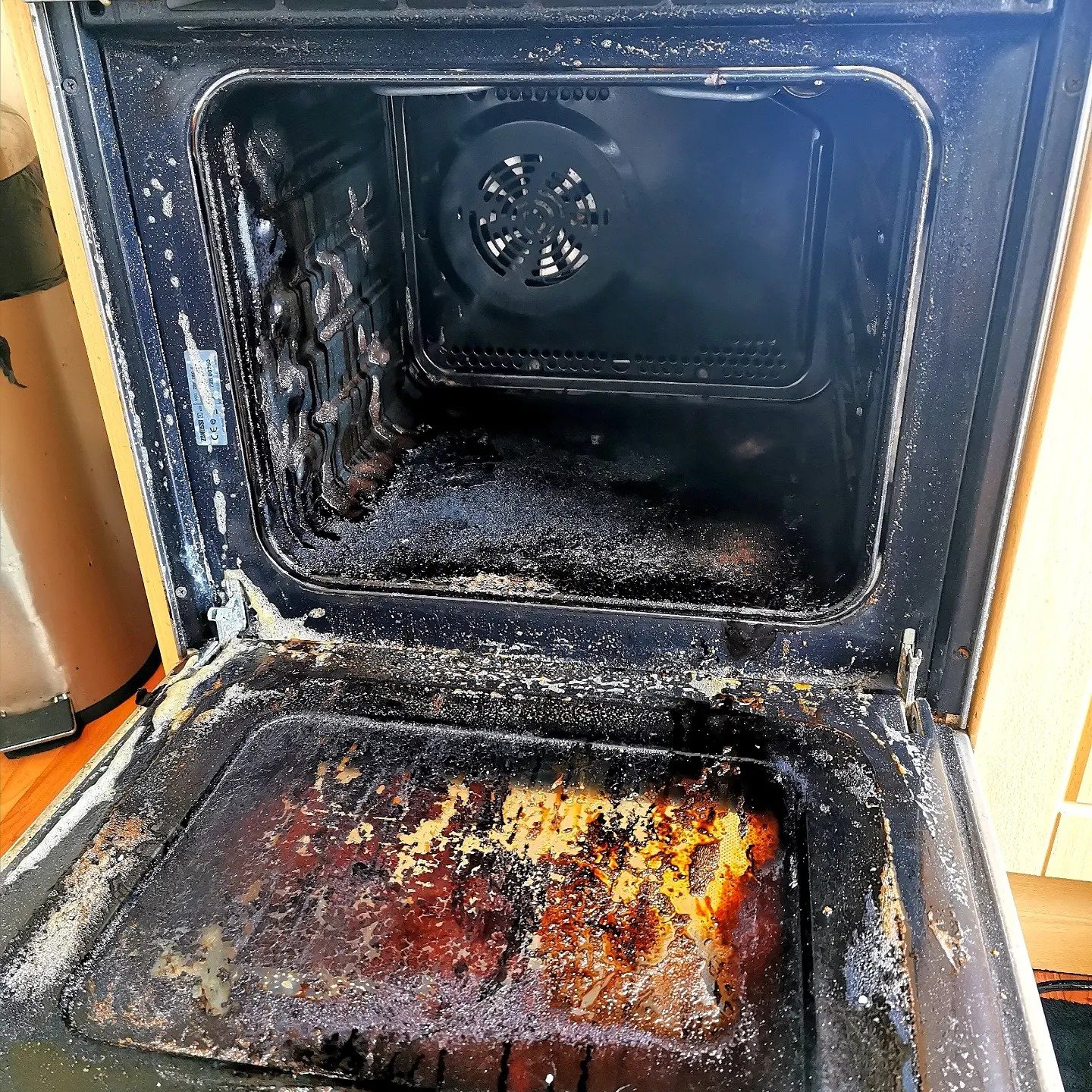 Before cleaning